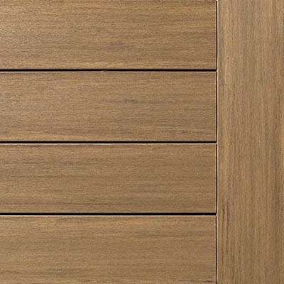 Best Decking Material TimberTech Weathered Teak Vintage Collection AZEK Decking Deck Board Swatch Content